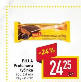Billa Billa proteinová tyčinka 60 g nabídka