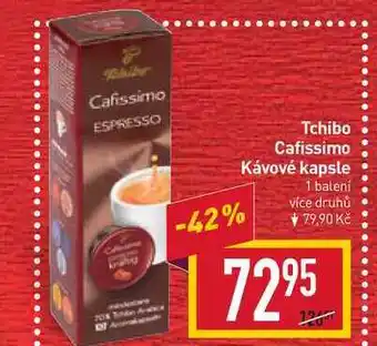Billa Tchibo cafissimo kávové kapsle 1 balení nabídka