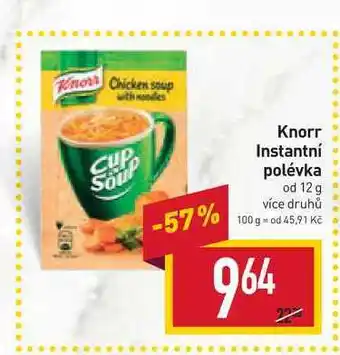 Billa Knorr instantní polévka od 12 g nabídka
