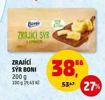 Penny Market Zrající sýr boni, 200 g nabídka