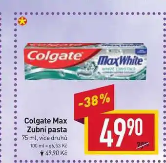 Billa Colgate max zubní pasta 75 ml nabídka