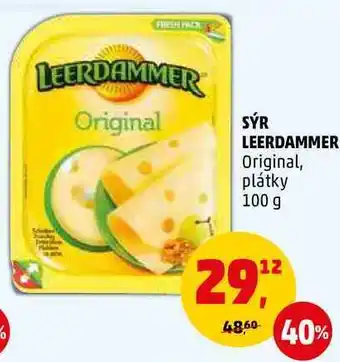 Penny Market Sýr leerdammer original, plátky, 100 g nabídka