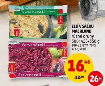 Penny Market Zelí v sáčku machland různé druhy, 500 425/350 g nabídka