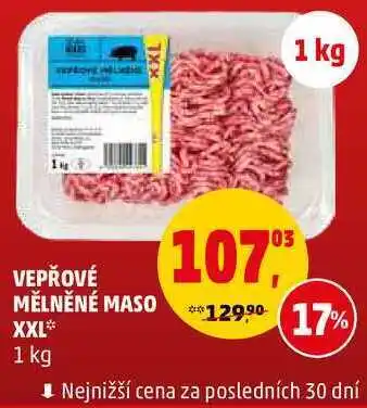Penny Market Vepřové mělněné maso xxl, 1 kg nabídka