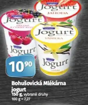 Coop Bohušovická Mlékárna jogurt nabídka