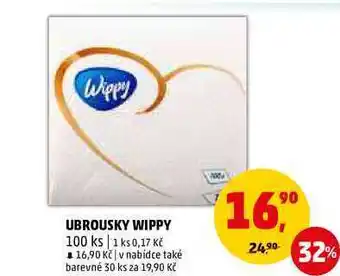 Penny Market Ubrousky wippy, 100 ks nabídka