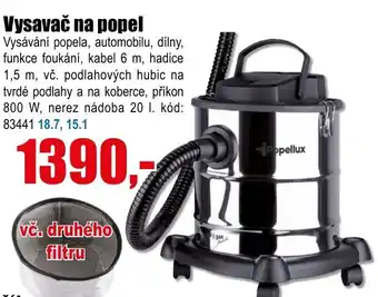 EVA Vysavač na popel nabídka