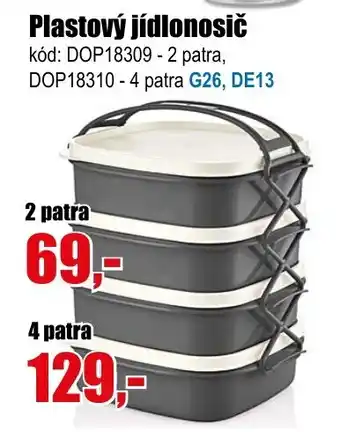 Plastový jídlonosič
