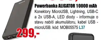 Powerbanka ALIGATOR 10000 mAh