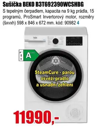 Sušička BEKO B3T692390WCSHBG