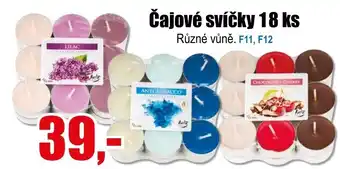 EVA Čajové svíčky 18 ks nabídka