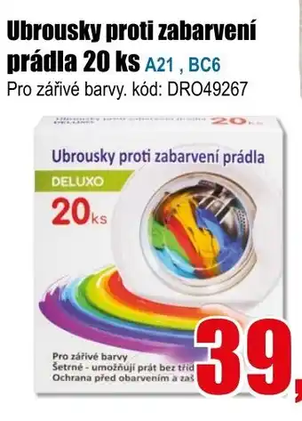 EVA Ubrousky proti zabarvení prádla 20 ks nabídka