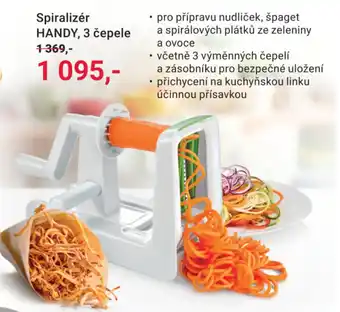 Tescoma Spiralizér HANDY, 3 čepele nabídka