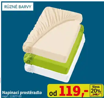 Napínací prostěradlo