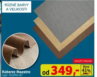 Asko Koberec Maestro nabídka