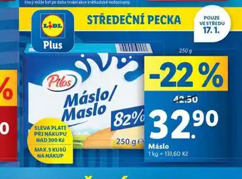 Lidl Máslo nabídka