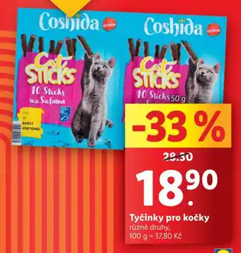 Lidl Coshida tyčinky pro kočky nabídka