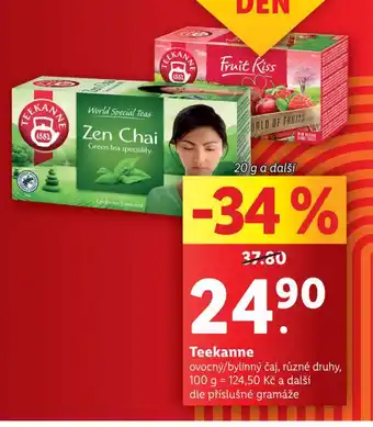 Lidl Teekanne čaj nabídka