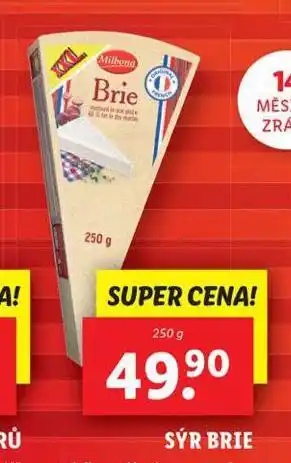 Lidl Sýr brie nabídka