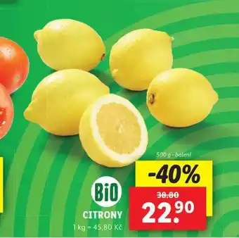 Lidl Citrony nabídka