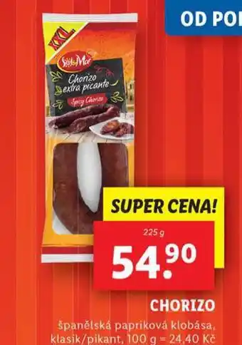 Lidl Chorizo nabídka
