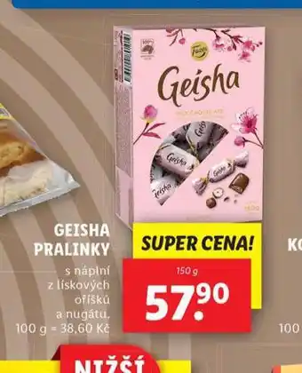 Lidl Geisha pralinky nabídka