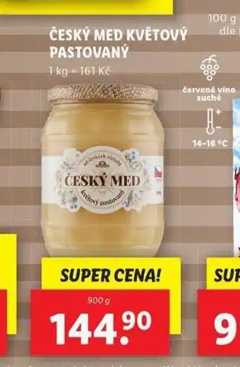 Lidl Český med květový pastovaný nabídka