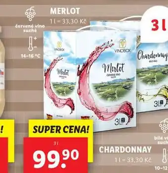 Lidl Merlot nabídka