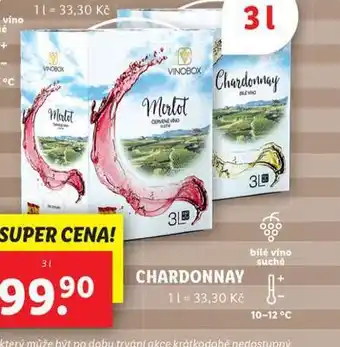 Lidl Chardonnay nabídka