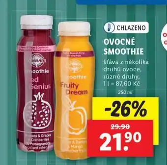 Lidl Ovocné smoothie nabídka