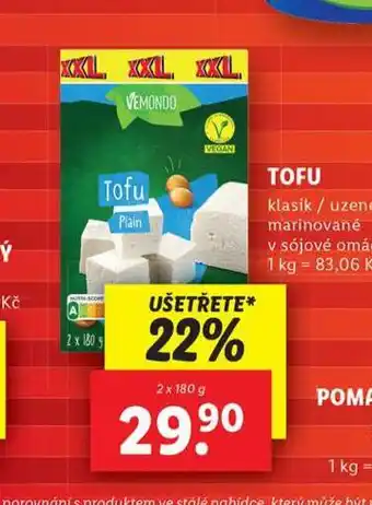 Lidl Tofu nabídka