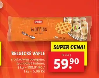 Lidl Belgické vafle nabídka