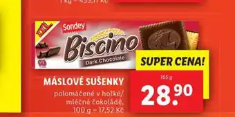 Lidl Máslové sušenky nabídka