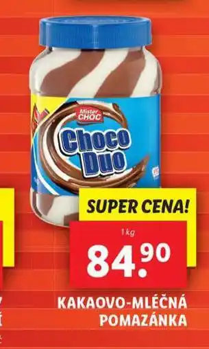 Lidl Kakaovo-mléčná pomazánka nabídka