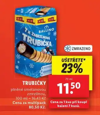 Lidl Trubičky nabídka