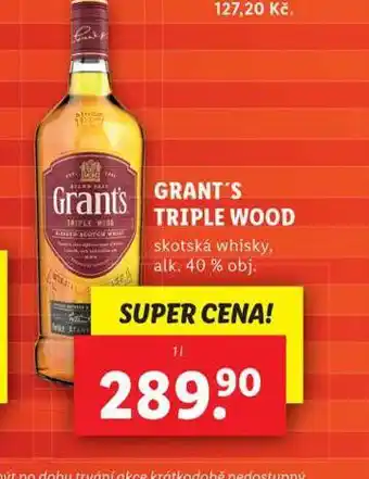 Lidl Grant´s triple wood nabídka