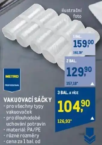 Makro VAKUOVACÍ SÁČKY nabídka