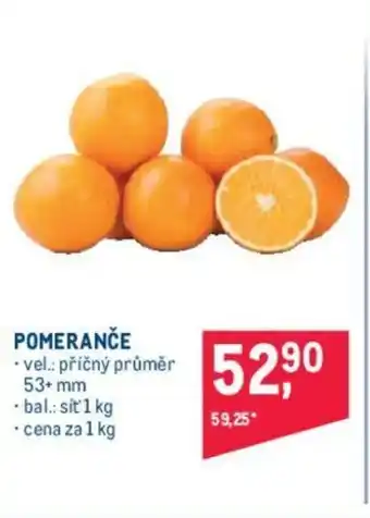 Makro POMERANČE nabídka