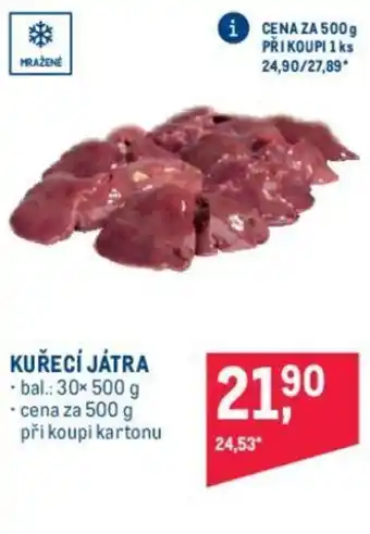 Makro KUŘECÍ JÁTRA nabídka