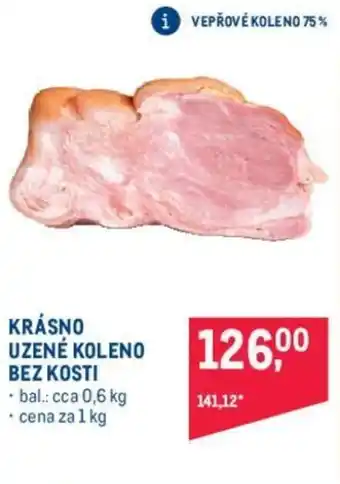 Makro KRÁSNO UZENÉ KOLENO BEZ KOSTI nabídka