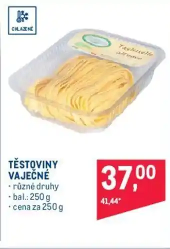 Makro TĚSTOVINY VAJEČNÉ nabídka