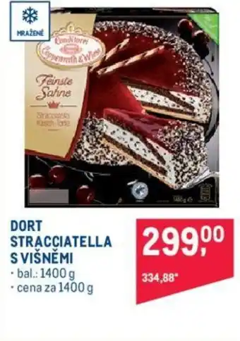 Makro DORT STRACCIATELLA S VIŠNĚMI nabídka