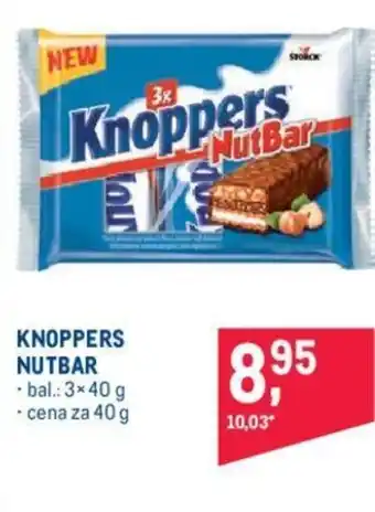 Makro KNOPPERS NUTBAR nabídka