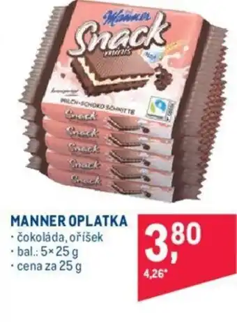 Makro MANNER OPLATKA nabídka