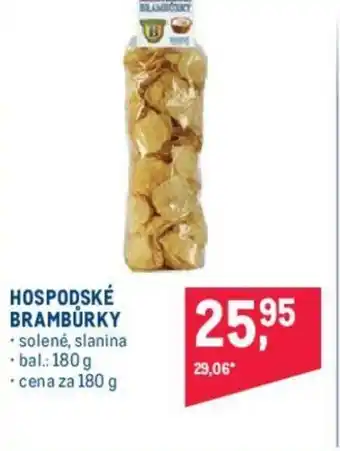 Makro HOSPODSKÉ BRAMBŮRKY nabídka