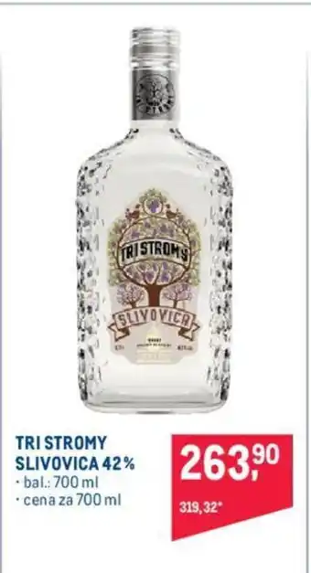 Makro TRI STROMY SLIVOVICA 42% nabídka