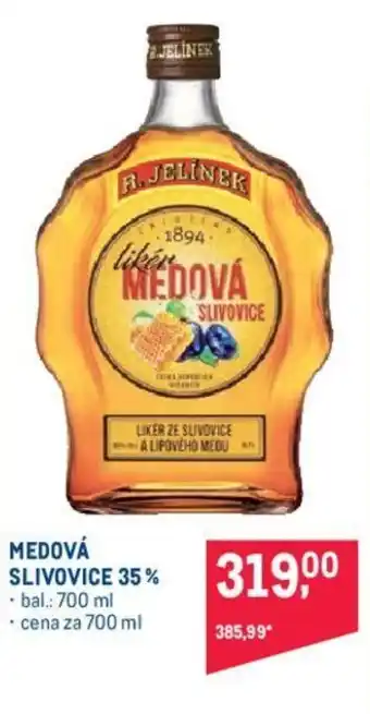 Makro MEDOVÁ SLIVOVICE 35% nabídka