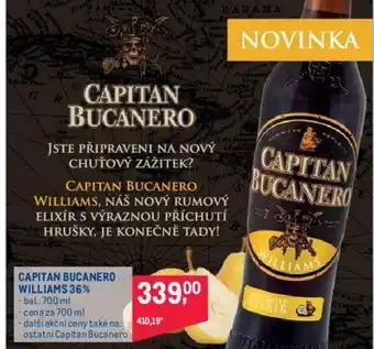 Makro CAPITAN BUCANERO WILLIAMS,36% nabídka