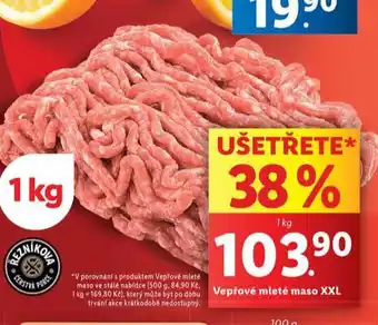 Lidl Vepřové mleté maso nabídka