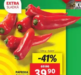 Lidl Paprika červená nabídka